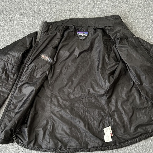 Patagonia Jacket Womens Large Black Nano Puff PrimaLoft Puffer Full Zip PSYBAR - Picture 3 of 16